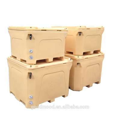 450L insulated large plastic tub for seafood