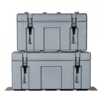 Rotomolded fishing tackle plastic storage box